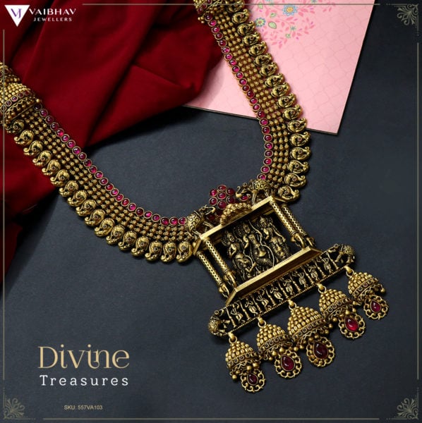 Temple jewelry collection by Vaibhav Indian Jewellery Designs