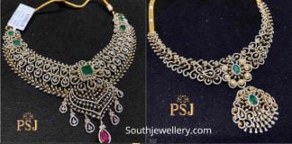 diamond emerald necklace designs 2020 (4)