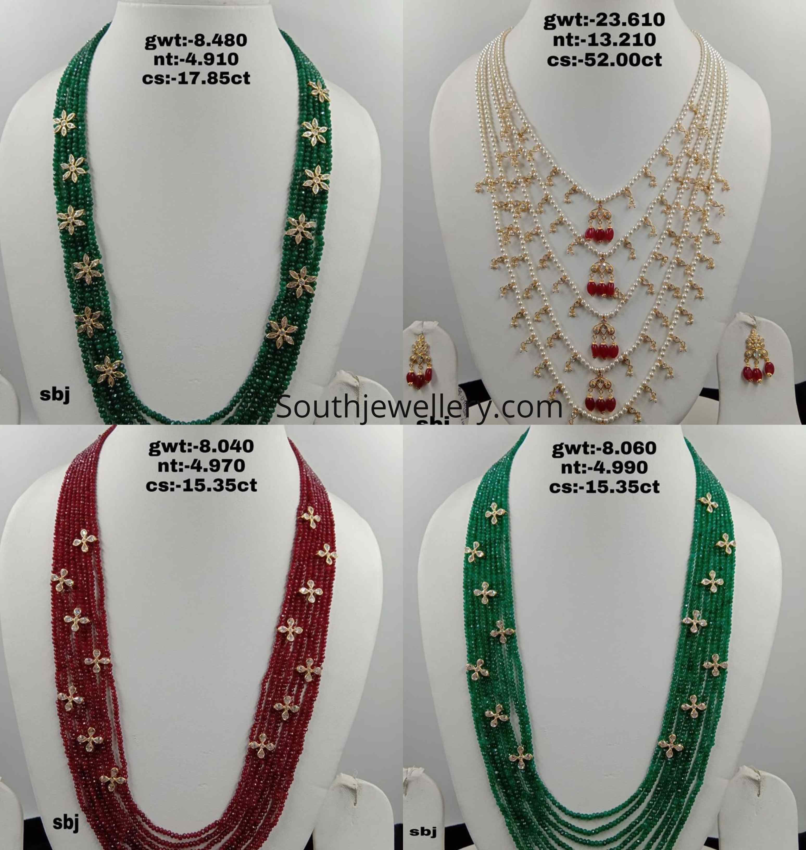 Light Weight Beads Necklace Collection Indian Jewellery Designs,Luxurious Latest Dressing Table Design 2020