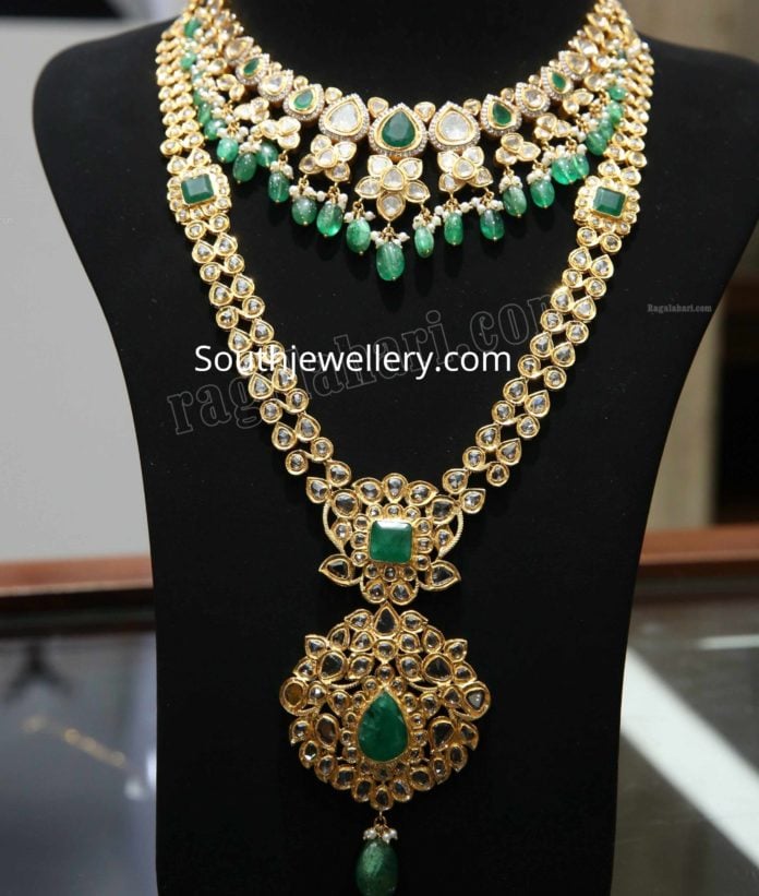 Uncut Diamond Necklace latest jewelry 