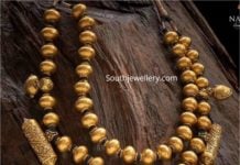 traditional gold balls necklace