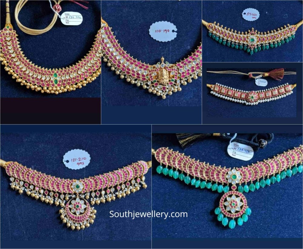 Simple Kundan choker designs Indian Jewellery Designs