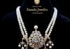 south sea pearl mala with uncut diamond pendant