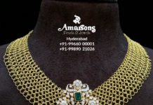 latest gold necklace designs amarsons pearls (1)