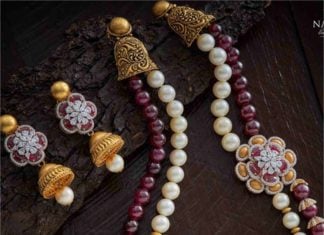 pearl and ruby beads necklace (2)