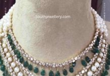 uncut diamond and south sea pearl necklace (1)