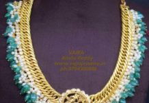 jilebi chain necklace, 22k gold links chain