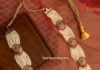 multi strand pearl haram with kundan pendants