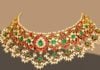 kundan choker with pearls