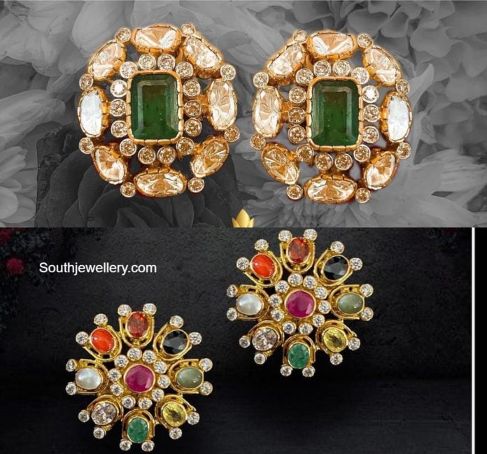 gold earrings designs catalogue