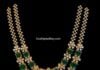 emerald and polki necklace