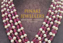 multi strand ruby beads and pearls haram
