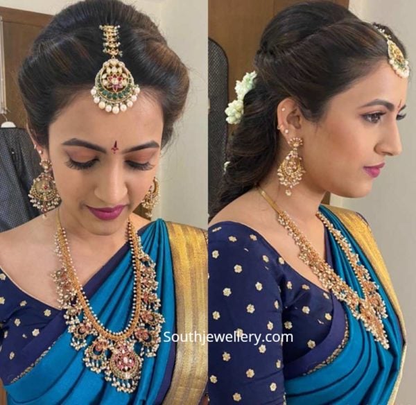 sreeja konidela pellikuthuru function jewellery