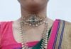 diamond choker and haram