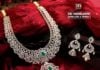 diamond haram and jhumkas