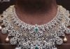 diamond and emerald choker