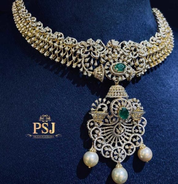 diamond and emerald necklace (1)
