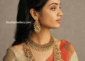 kundan necklace and haram (1)