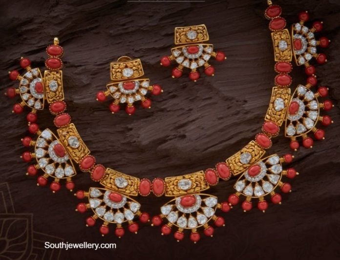 Coral and gold jewelry Clearance