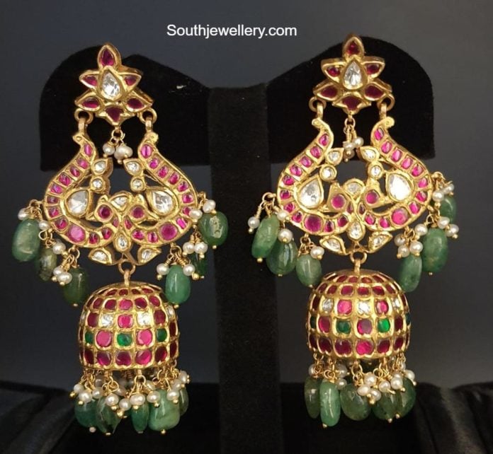 Kundan Earrings latest jewelry designs 