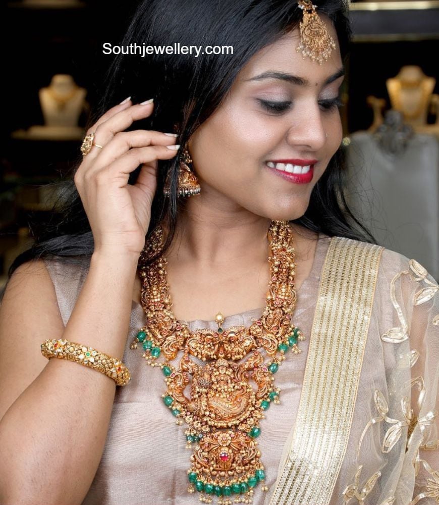 Latest gold haram designs - Indian Jewellery Designs