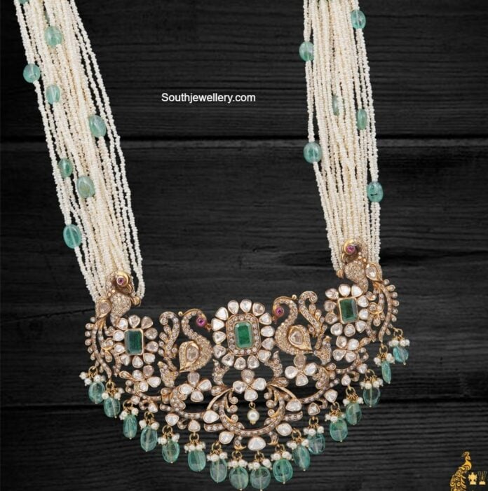 Peacock Necklace latest jewelry designs 