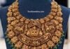 antique gold lakshmi necklae pmj (1)