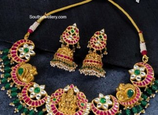 lakshmi kundan necklace neelkanth