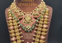 antique gold nakshi necklace and haram