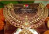 antique gold choker navrathan (1)