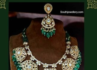 polki diamond necklace vajra jewellery