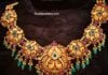 antique gold necklace navrathan