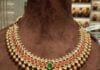 simple kundan necklace