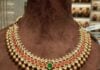 simple kundan necklace