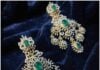 diamond emerald earrings (1)