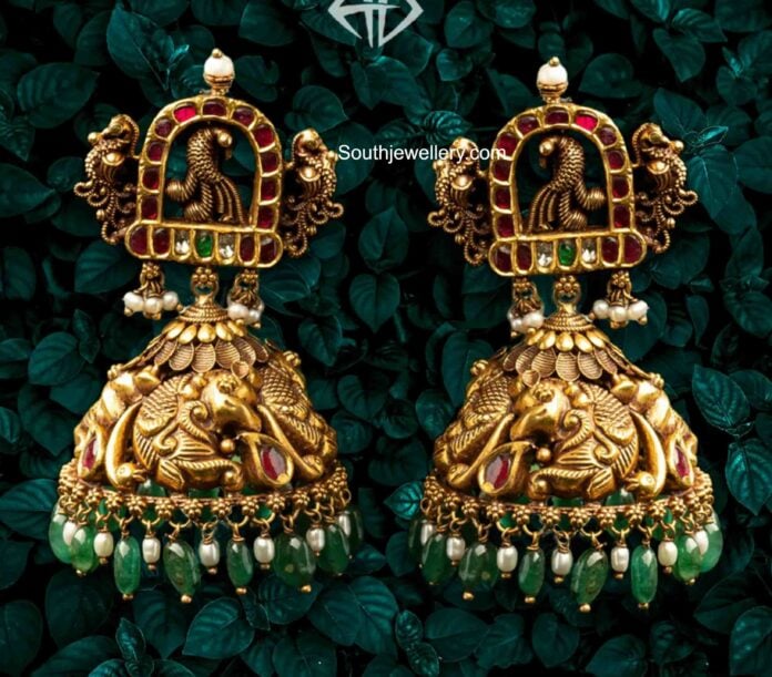 gold jhumkas ananth diamonds